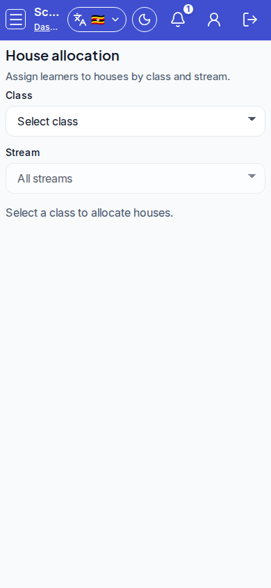 House allocation mobile
