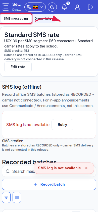 Communication step 2 mobile