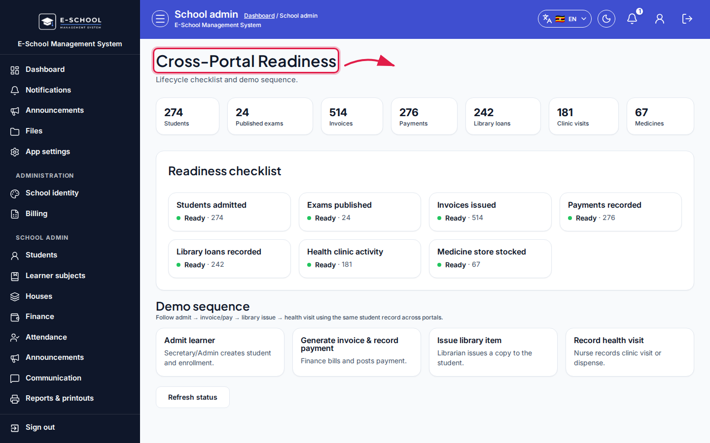 Cross-Portal Readiness step 2 desktop