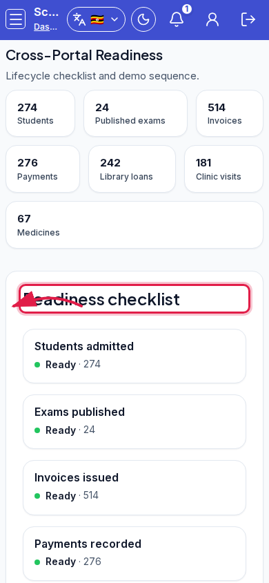 Cross-Portal Readiness step 3 mobile