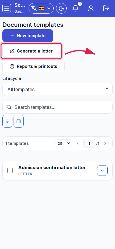 Document templates step 4 mobile