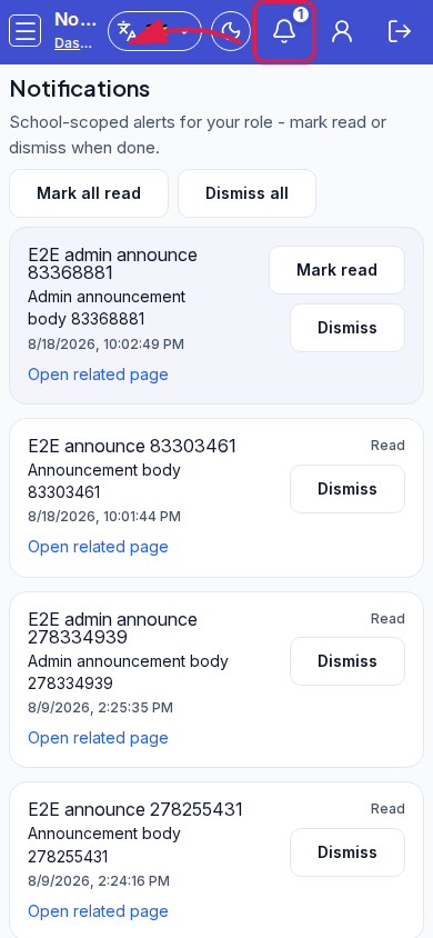 Notifications step 1 mobile