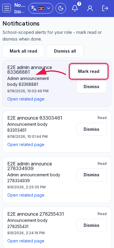 Notifications step 2 mobile