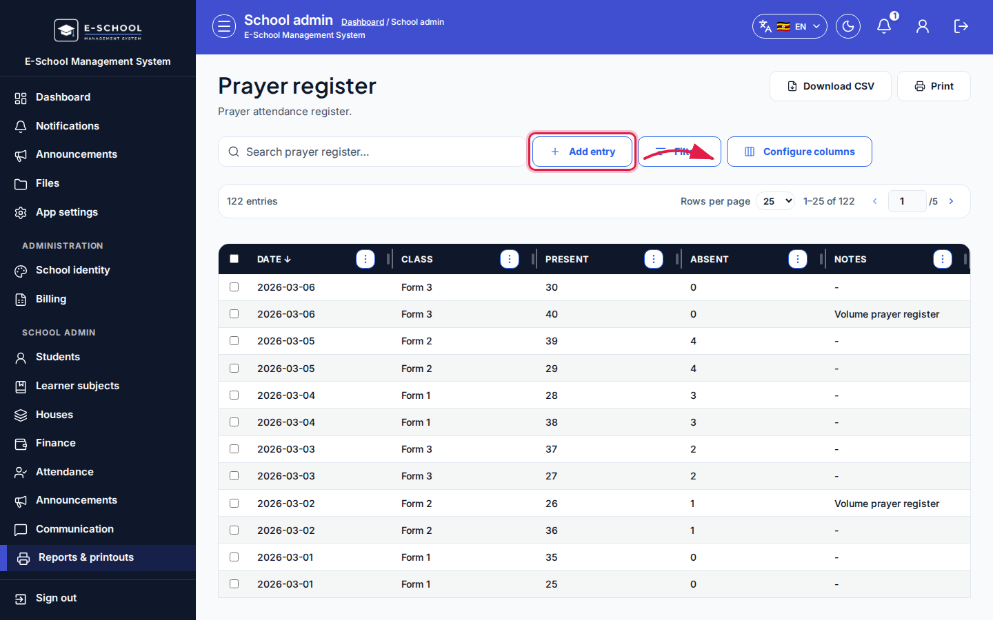 Prayer Register step 2 desktop