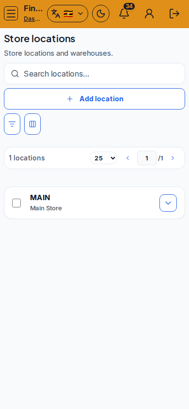 Store locations mobile