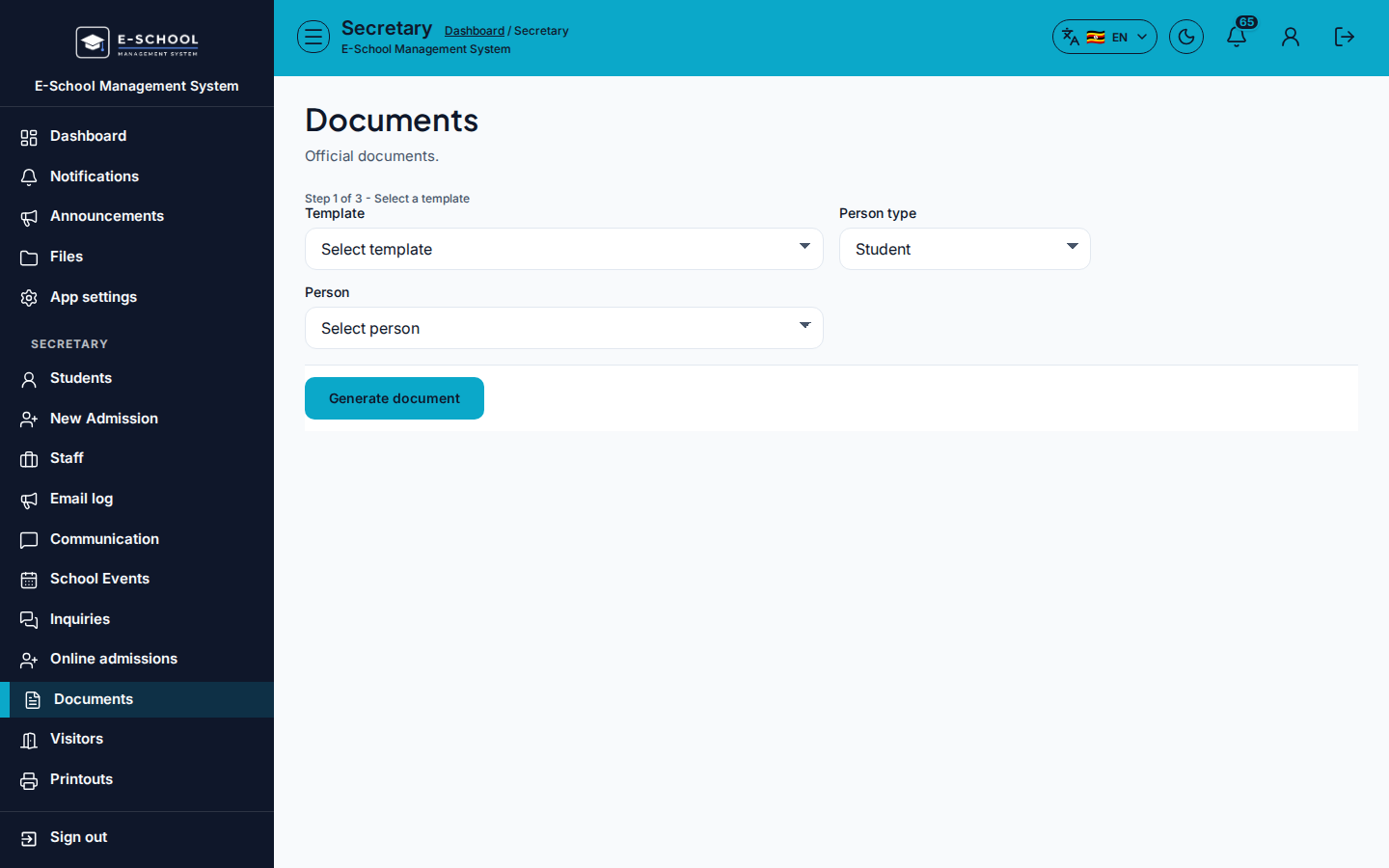 Documents desktop