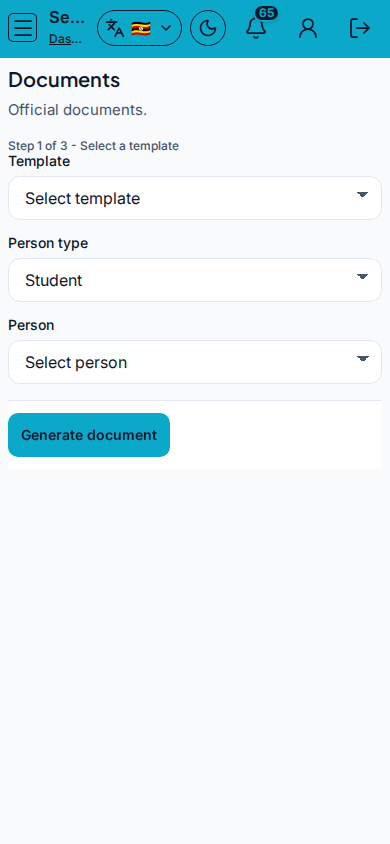 Documents mobile