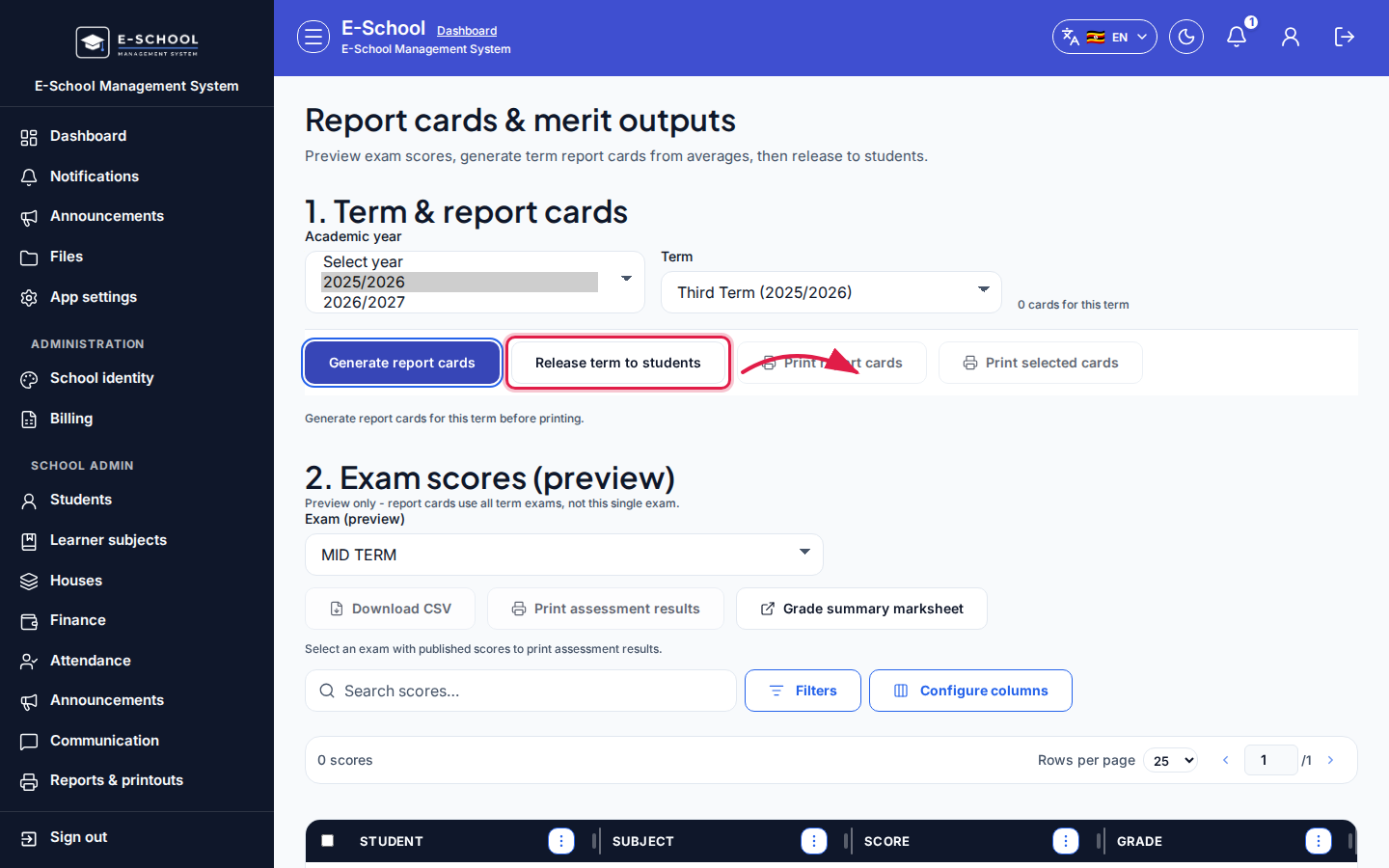 Report cards IF 8 desktop