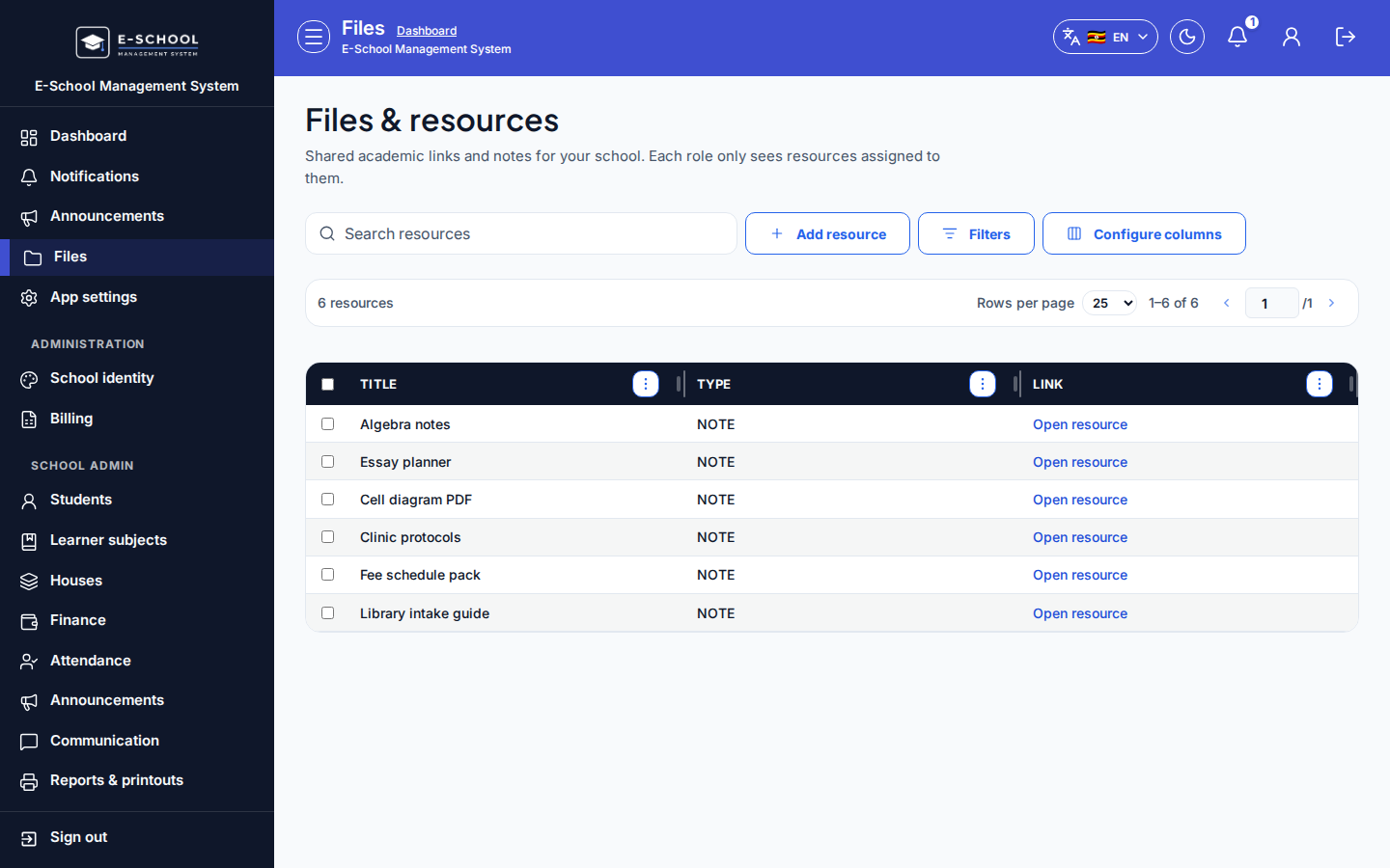 Files desktop